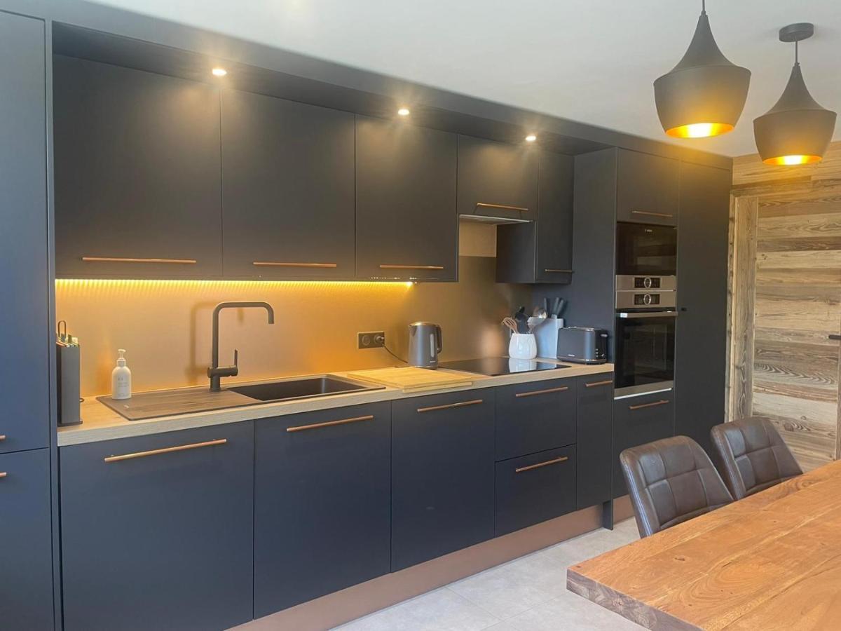 Ferienwohnung Le Petit Cham - Cosy And Stylist With Balcony View Morzine Exterior foto