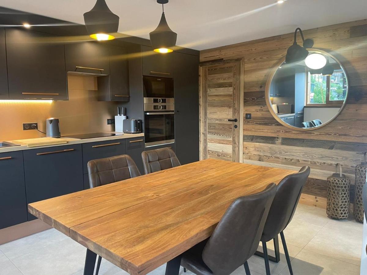 Ferienwohnung Le Petit Cham - Cosy And Stylist With Balcony View Morzine Exterior foto