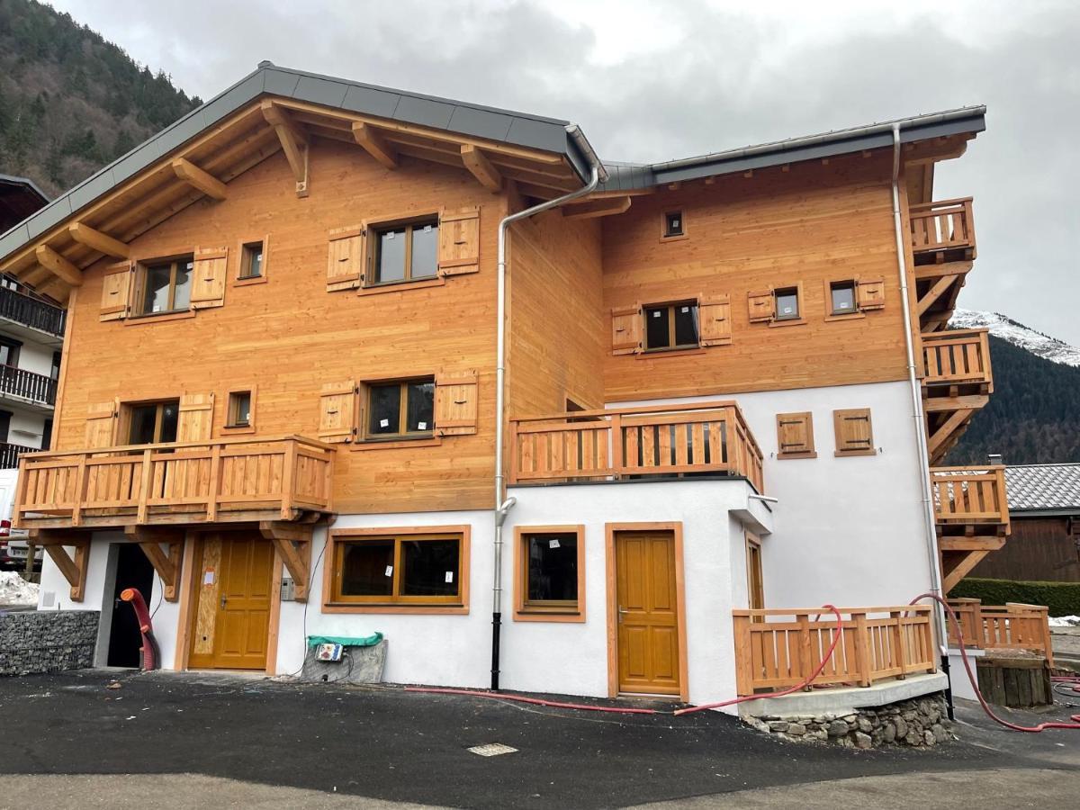 Ferienwohnung Le Petit Cham - Cosy And Stylist With Balcony View Morzine Exterior foto