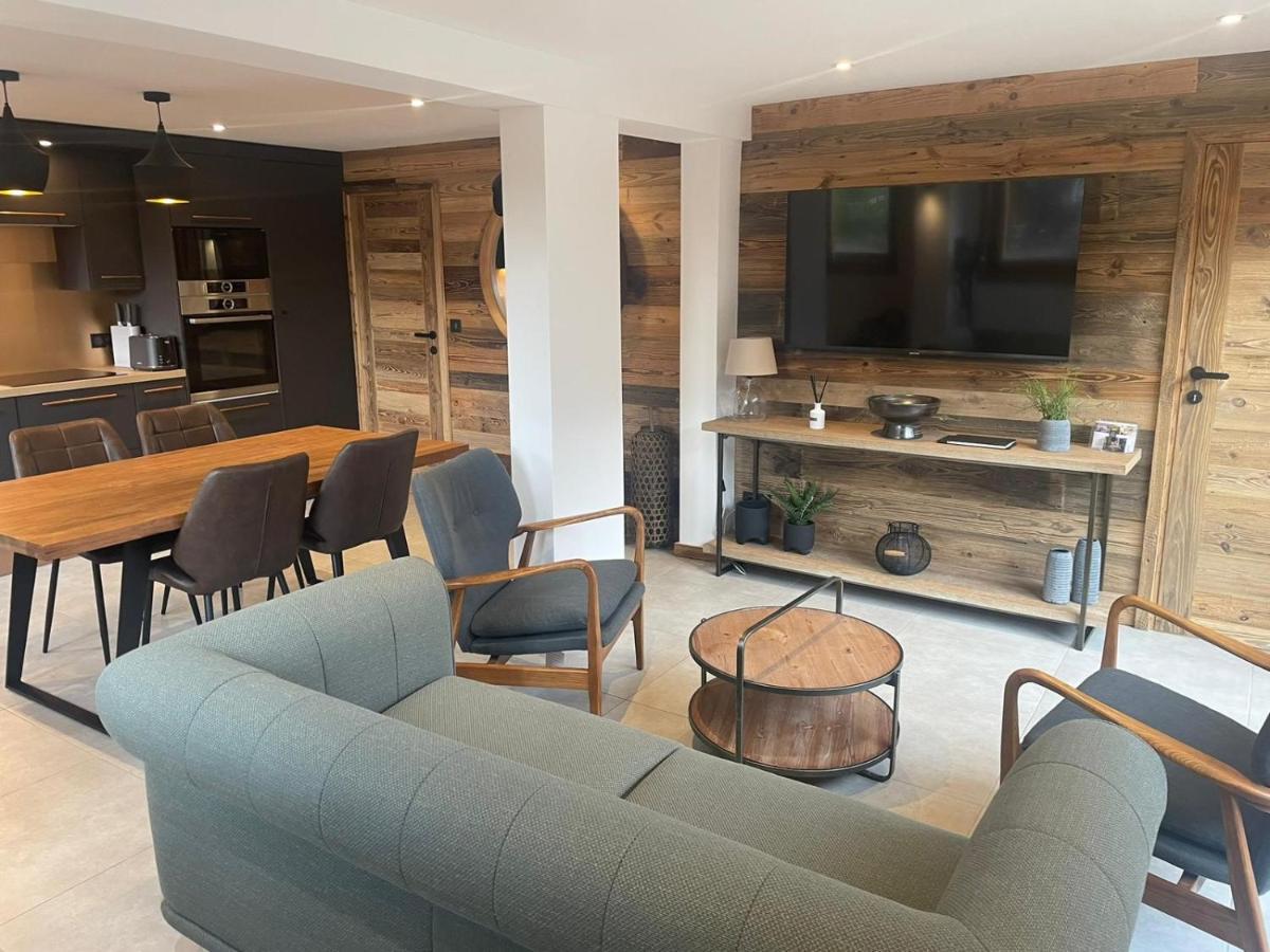 Ferienwohnung Le Petit Cham - Cosy And Stylist With Balcony View Morzine Exterior foto